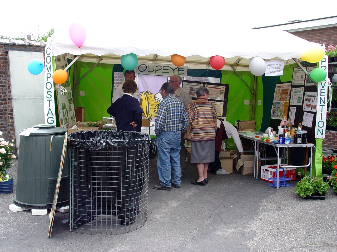 Marché aux fleurs Houtain 2003